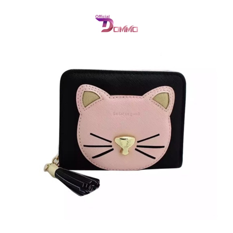 [LOKAL] DOMMO - D1272 DOMPET BLACK PHANTER - Dompet Lipat Wanita