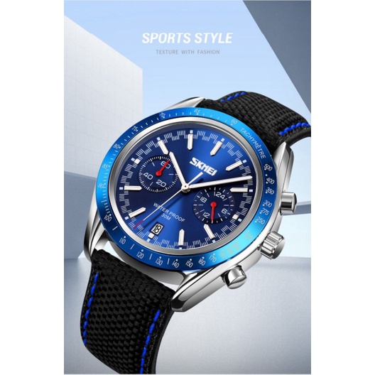 Jam Skmei 9292 chronograph bergaransi free gift box