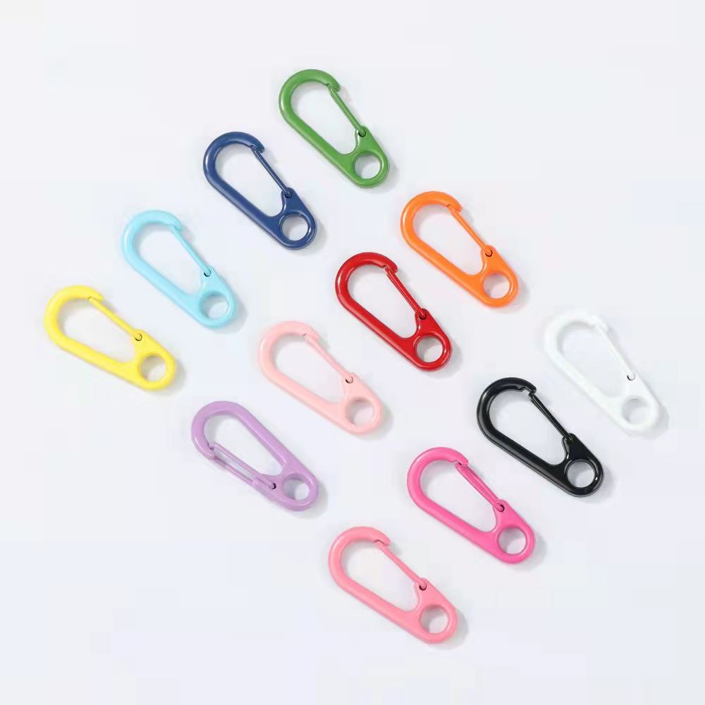 Kait Gantungan Kunci Mini Carabiner Warna-Warni/Pengait Tas Mini Carabiner Harga/1pc