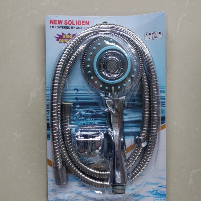 Kepala Shower Shower Mandi Soligen A 150 Chrome Hand Shower