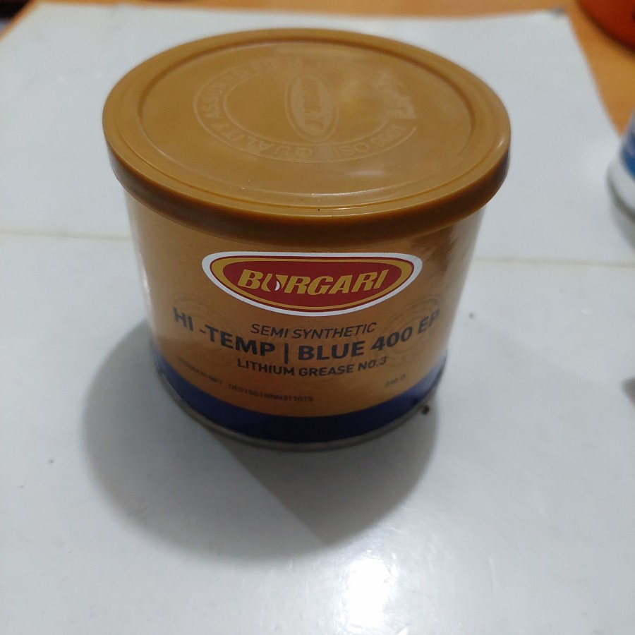 Gemuk burgari hi-temp blue 400 EP warna biru anti panas isi 210 gr