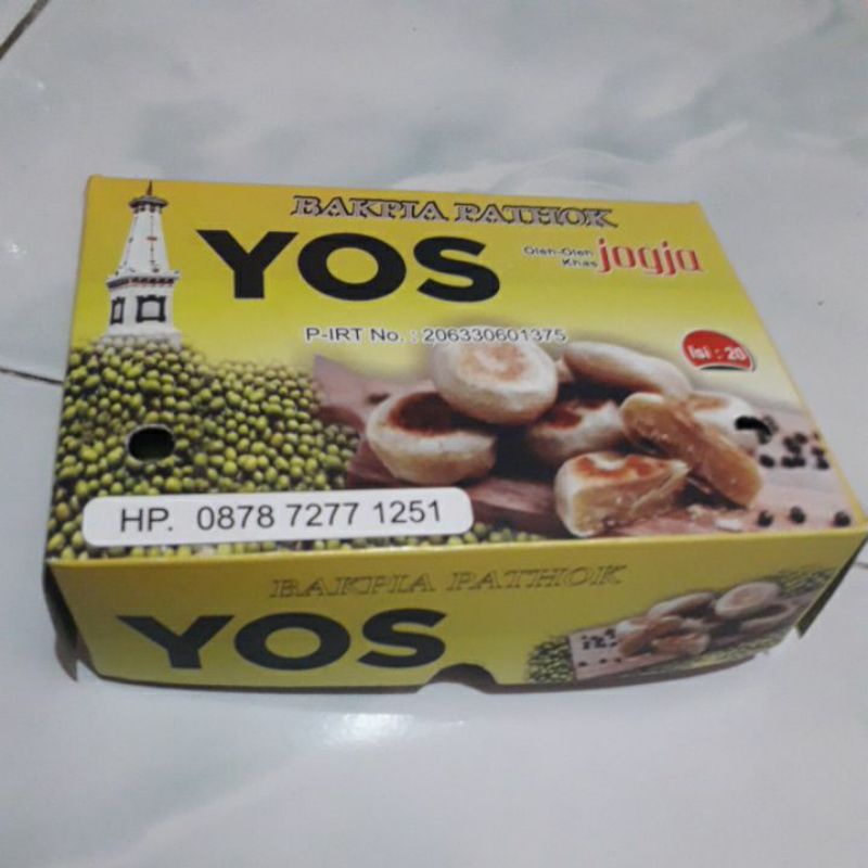 

Bakpia yos kacang hijau isi 20