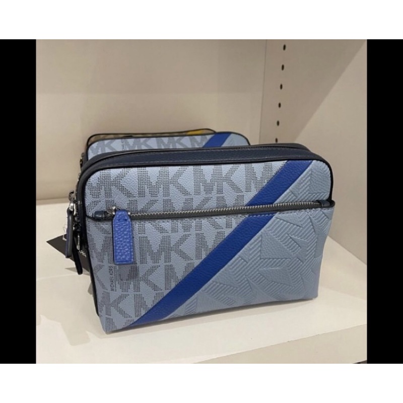 tas MK original - Michael kors cooper utility man in blue and yellow
