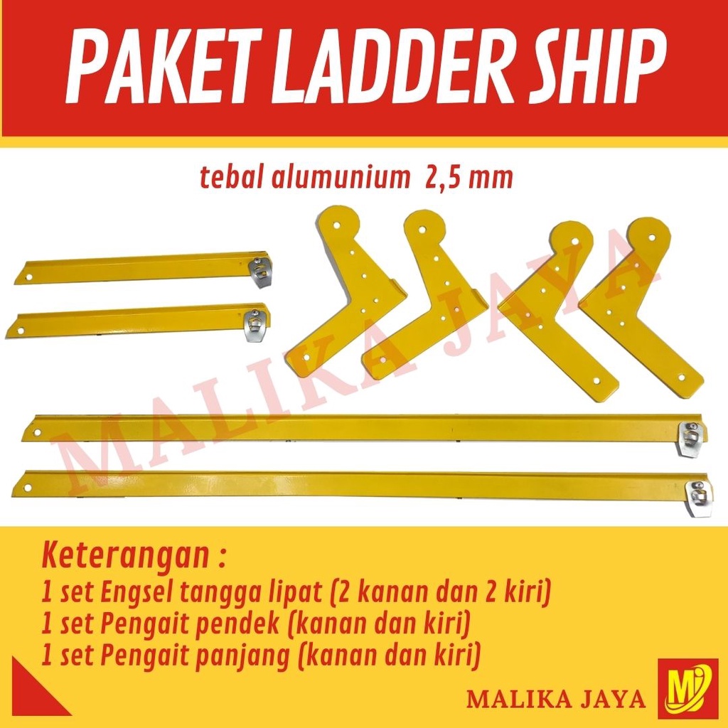 Paket Sparepart Tangga Lipat Tebal  Lengkap