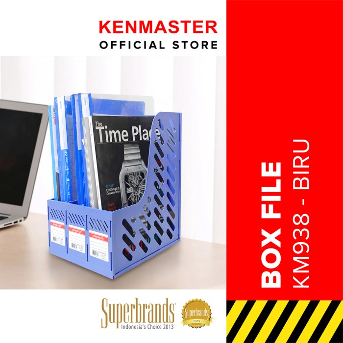 

Box File Kenmaster Rak Box File Km-938 3 Sekat / Tempat Dokumen / Ol066