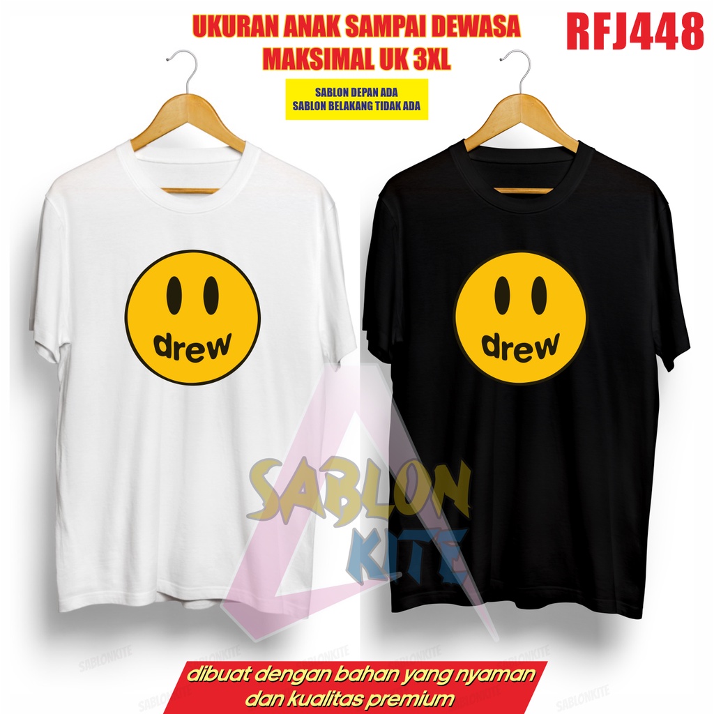 MURAH!!! KAOS JUSTIN BIEBE SMILE RFJ448