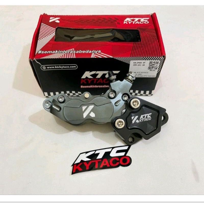 Kaliper 4 piston crm Ktc kytaco nmax aerox Depan