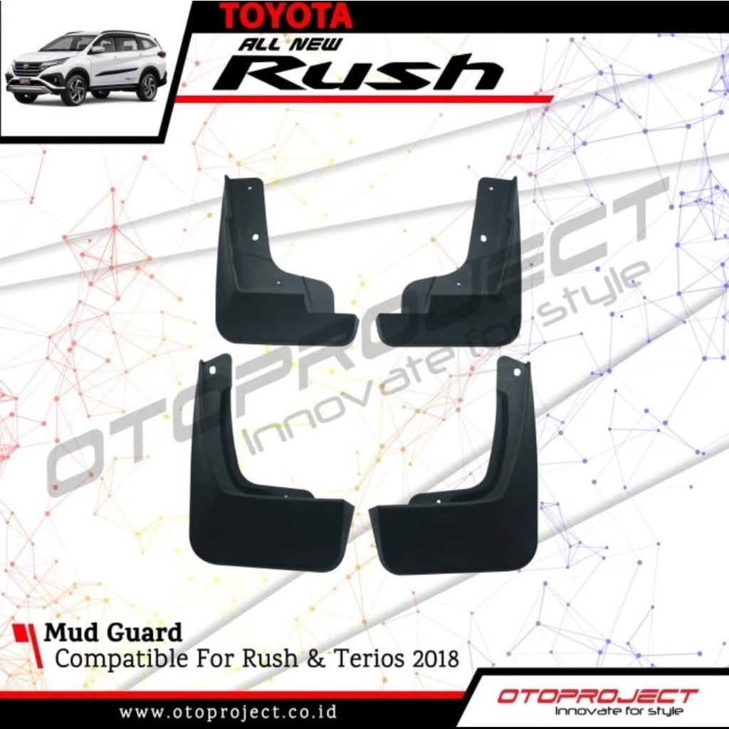 OTOPROJECT Mud Guard All New Rush Sparbor Karpet Lumpur All New Terios