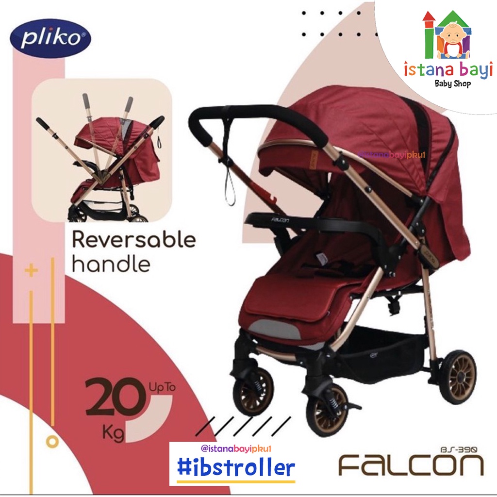 Pliko Baby Stroller Falcon B/S390 - Kereta Dorong Bayi/Stroller Bayi