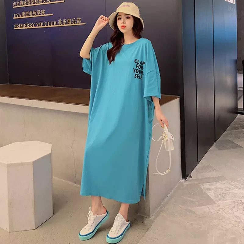 VS GG - long dress JUMBO wanita CLAP FOR YOUR SELF - konveksi murah tanah abang