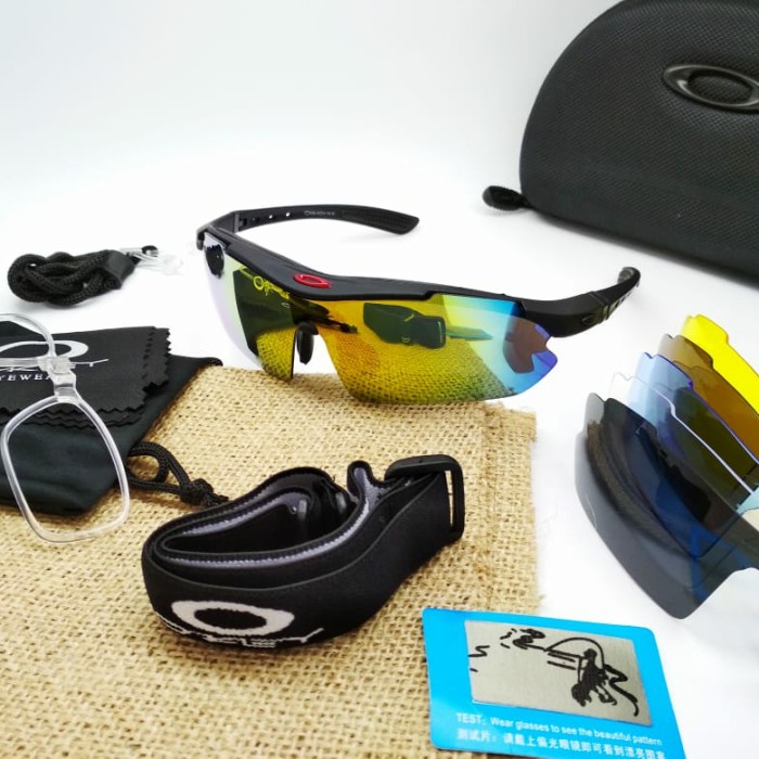 Aksesoris Kacamata Sepeda Oakley Quantum 5 Lensa