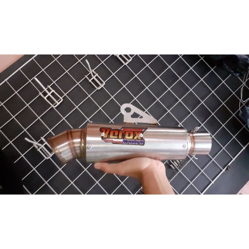 (SLINSER ONLY)KNALPOT RACING VEROX ORIGINAL BORE UP,HARIAN,DRAG FOR BEAT/NMAX/AEROX/VARIO/MIO DLL NO