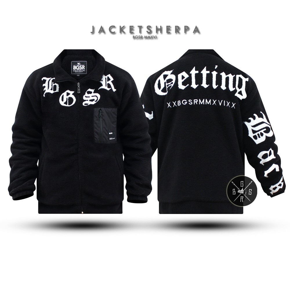 Jaket sherpa getting bgsr /jaket sherpa unisex pria dan wanita terbaru /jaket bulu /jaket sherpa ter