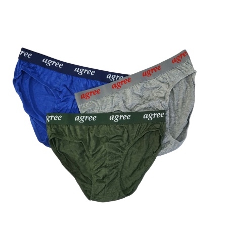 3 PCS CELANA DALAM PRIA | CELANA DALAM AGRE ART. 2321 | CELANA DALAM MEN'S BRIEF