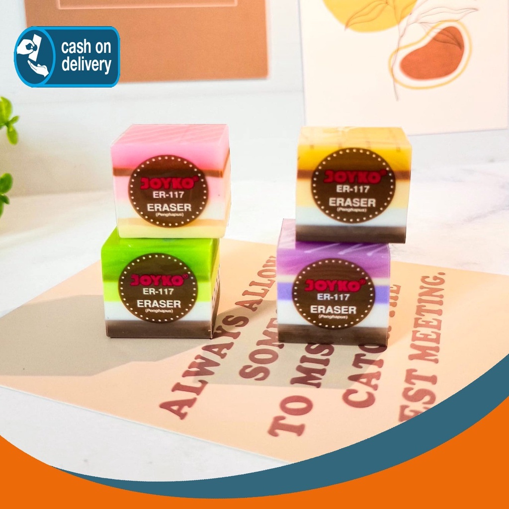 

PENGHAPUS KUE JOYKO ALAT TULIS ERASER MAKANAN MANIS DESSERT LUCU HAPUSAN UNIK MAKANAN COD