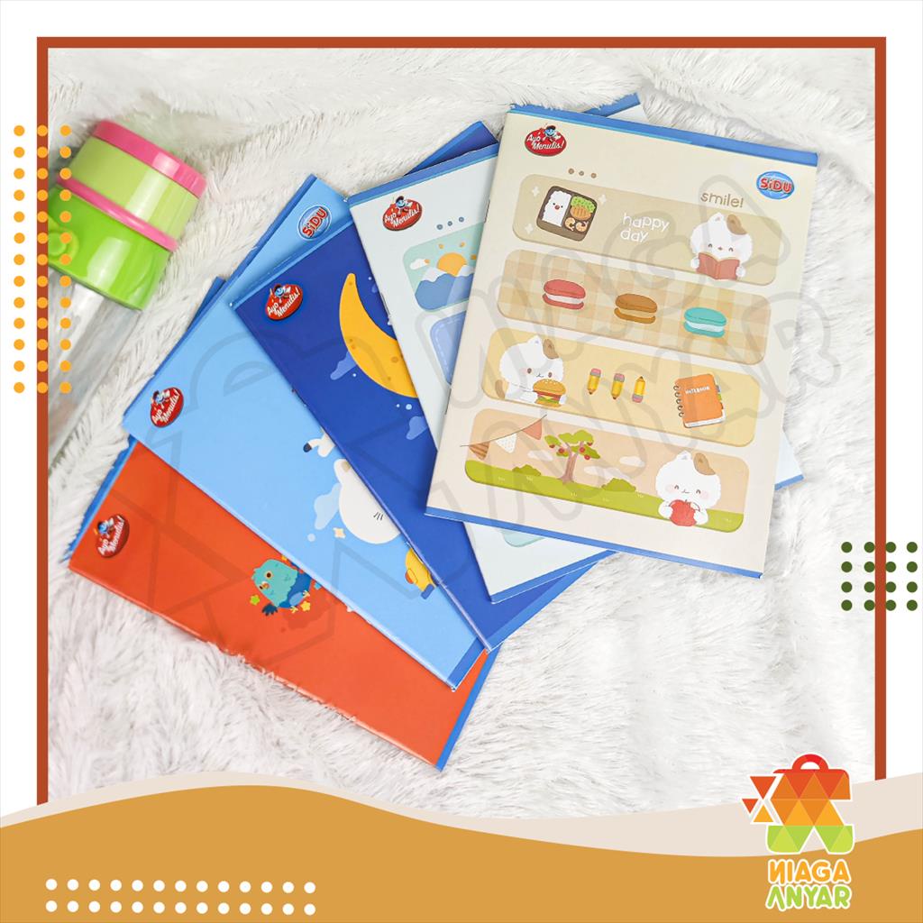 

NA SiDU Buku Tulis 38 Lembar Satuan 1 Pcs / Buku Sekolah 1Pcs Sinar Dunia Catatan Ecer