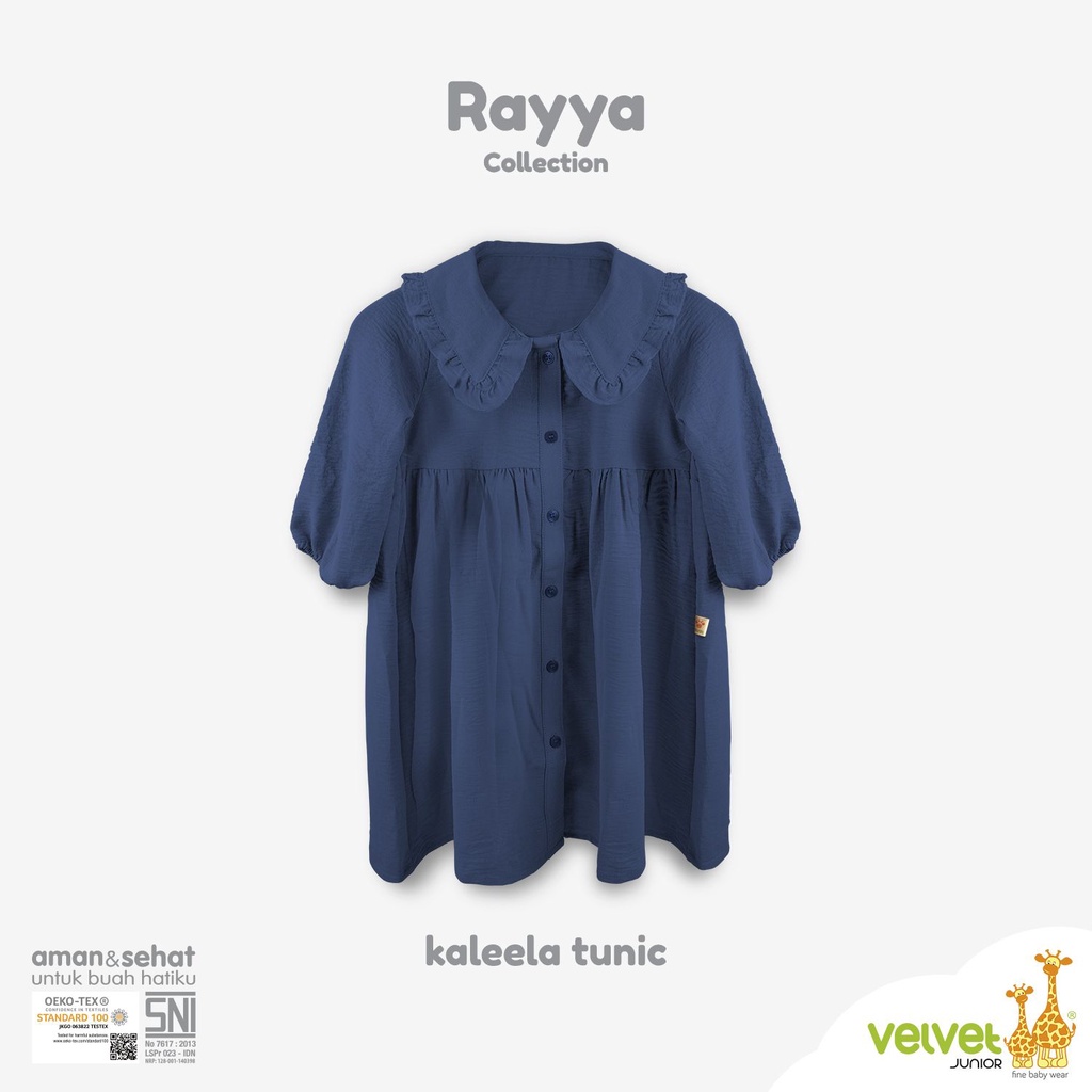 VELVET KALEELA TUNIC ANAK / VELVET JUNIOR RAYYA COLLECTION / IED COLLECTION