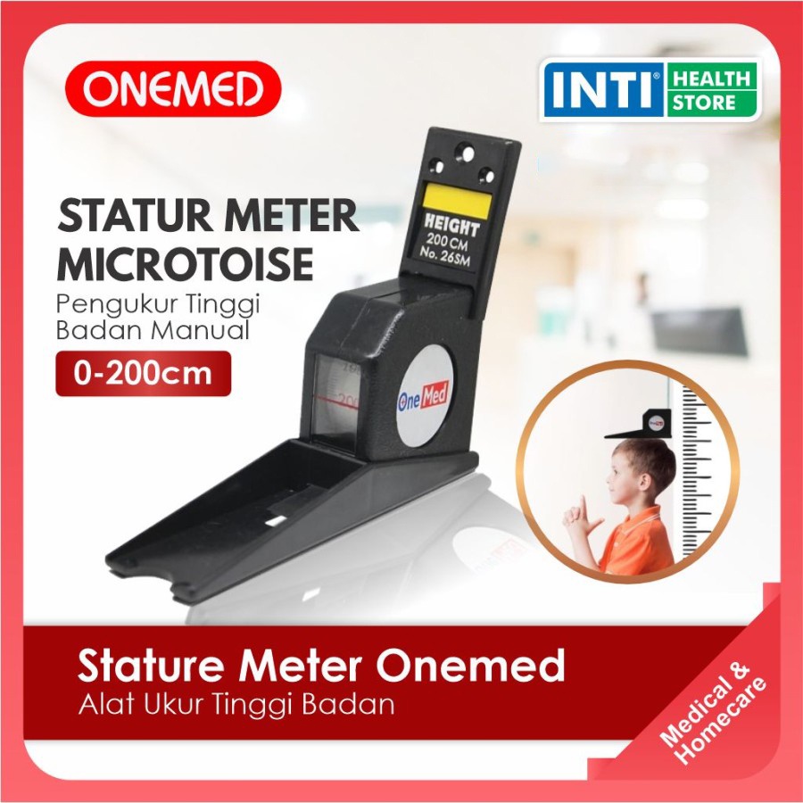 Onemed | Stature Meter | Alat Pengukur Tinggi Badan OneMed 2 meter
