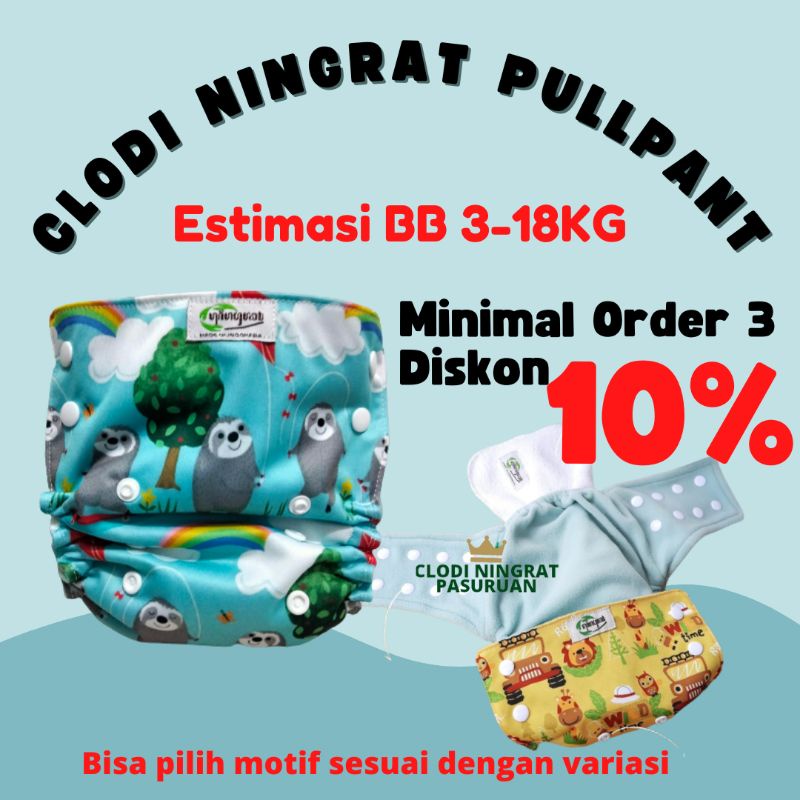 clodi bayi clodi ningrat clodi popok kain bayi kancing clodi ningrat 1cover 2 insert lembaran