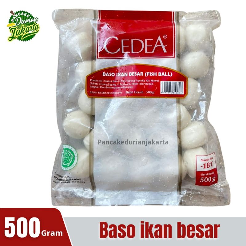 

CEDEA BASO IKAN BESAR / FISH BALL 500GR