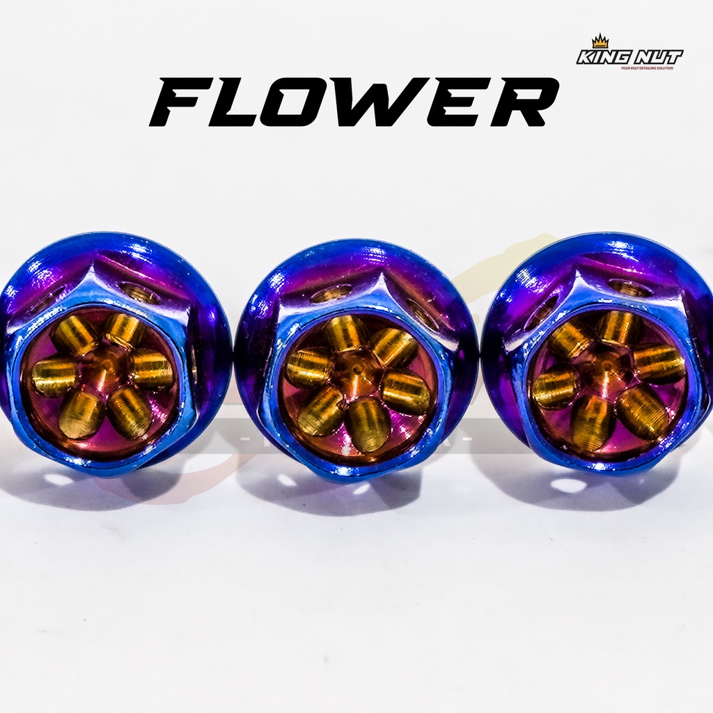 Baut Set Probolt Stainless King Nut Thailand CVT Honda Pcx 160 Model Flower