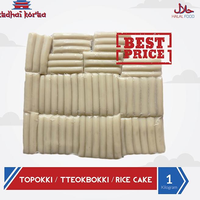 

>D2289) ⭐⭐⭐⭐⭐ Toppoki Tteokbokki Tteopokki Topokki Ricecake Instan Halal 1000gr 1kg Kedhai Korea