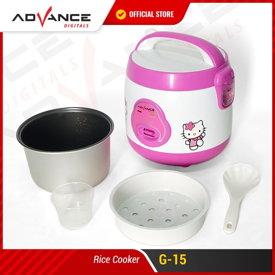 Advance Rice Cooker G15 Penanak Nasi Kapasitas 1.2 Liter Magic Com Mini rice cooker