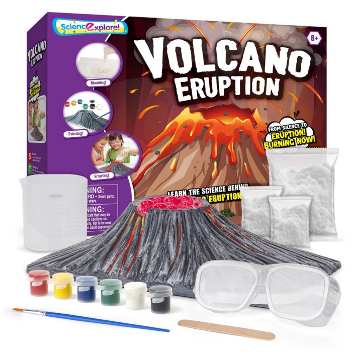 DIY Volcano Eruption Mainan edukasi science gunung meletus