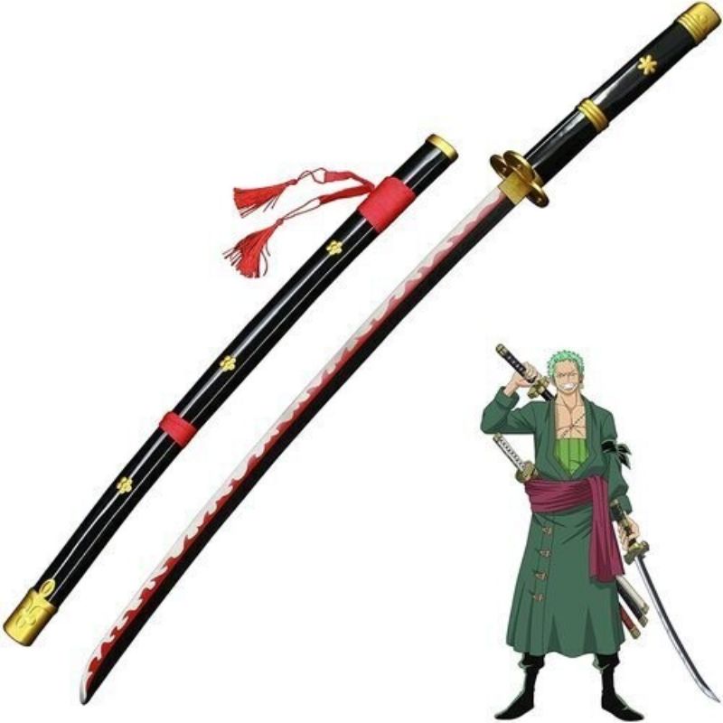katana kayu Roronoa Zoro enma anime one piece