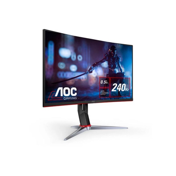 AOC C27G2Z/70 27 inch 240hz 0.5ms HDR FreeSync Adjustable Curved Gaming Monitor (HDMI &amp; Display Port) Garansi Resmi