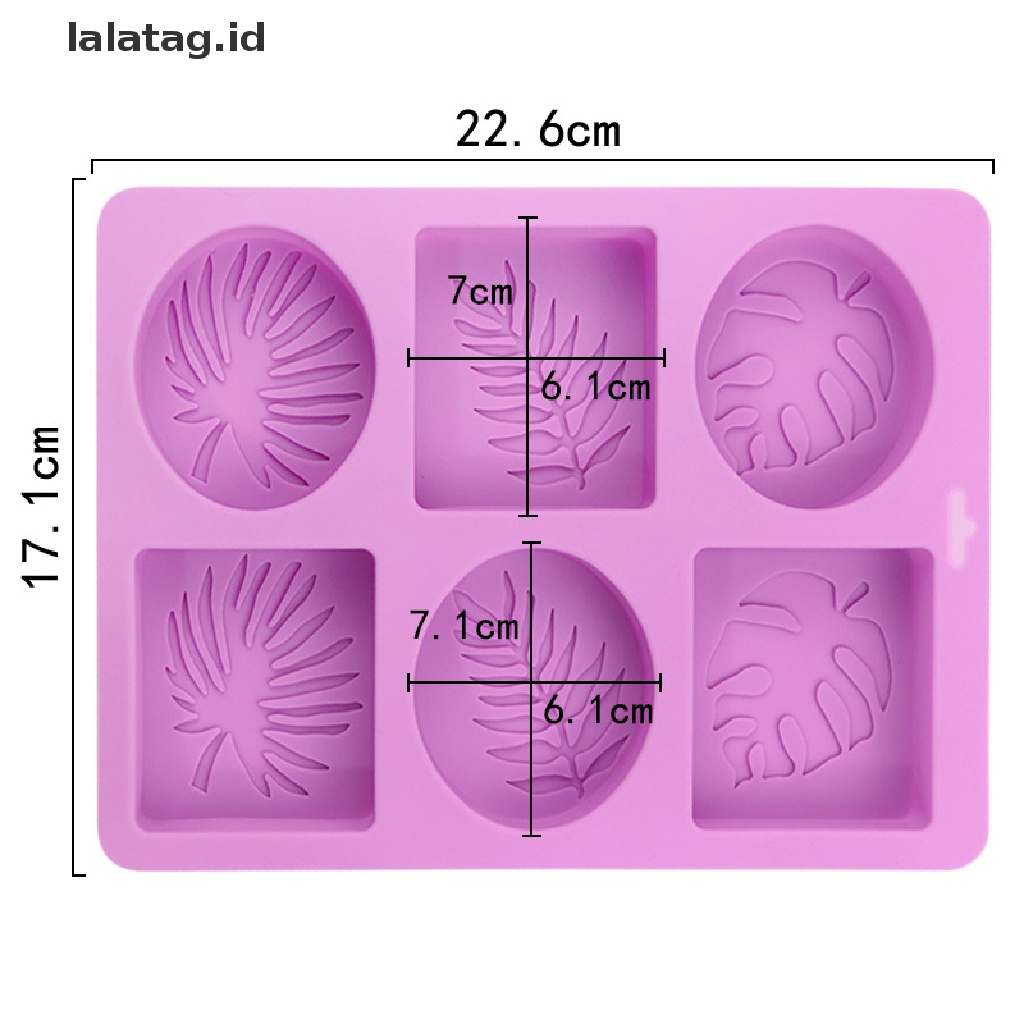 [lalatag] Palm Olive Leaves Craft Art Cetakan Sabun Silikon Palm Olive Leaf Shaped soap Mold [ID]