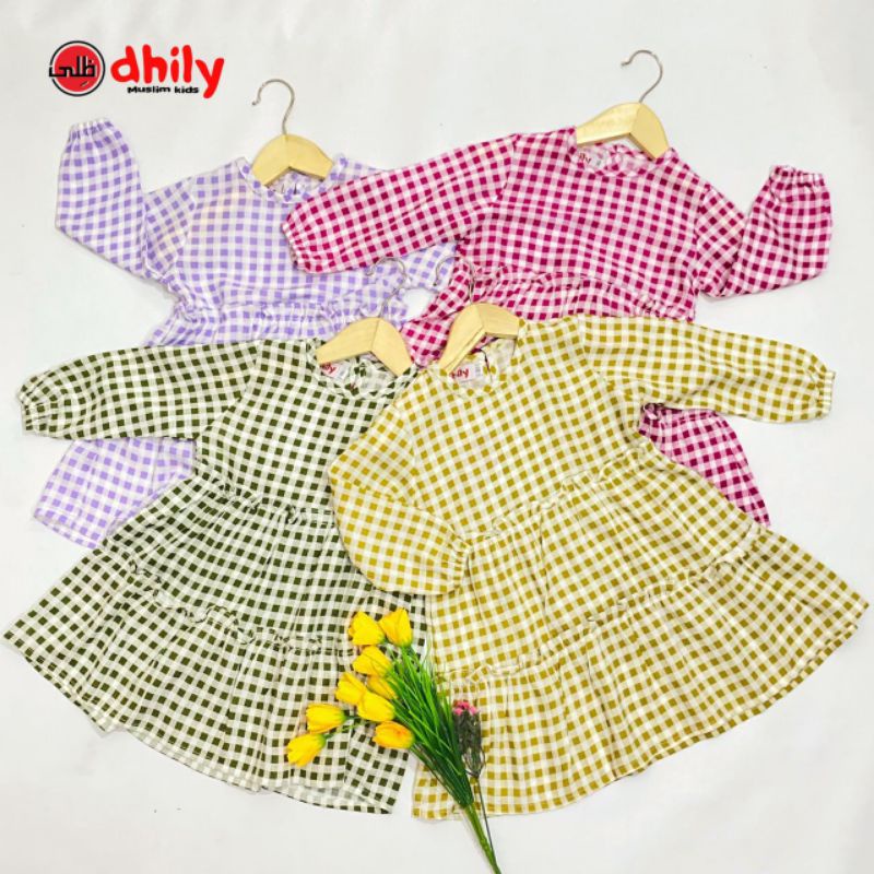 tunik anak, tunik naza by dhily hijab