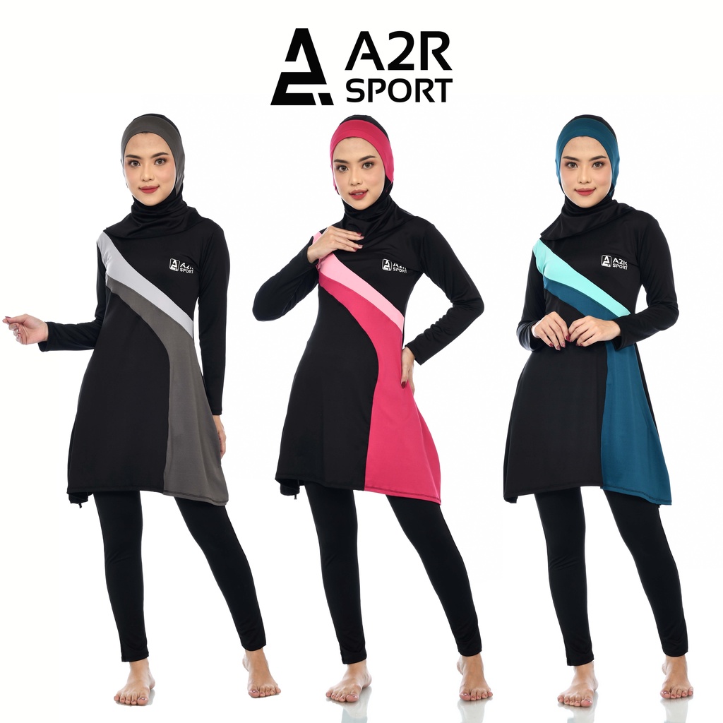 A2R Sport - Blouse 1 Dewasa Baju Renang Muslim Wanita