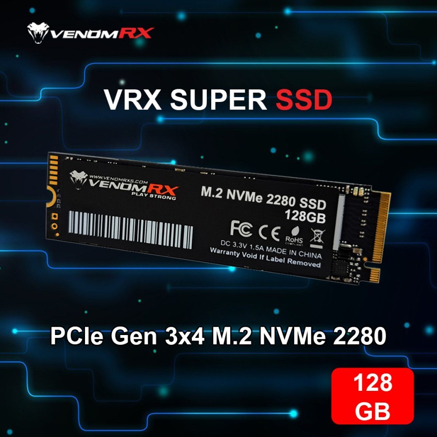 SSD VenomRX Super NVME M.2 2280 PCIe Gen3x4