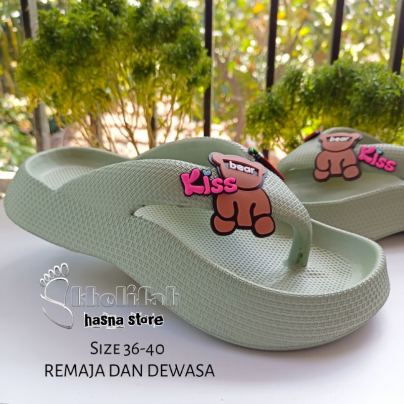 Sandal jepit Remaja dewasa Perempuan karakter golffer series 36-40