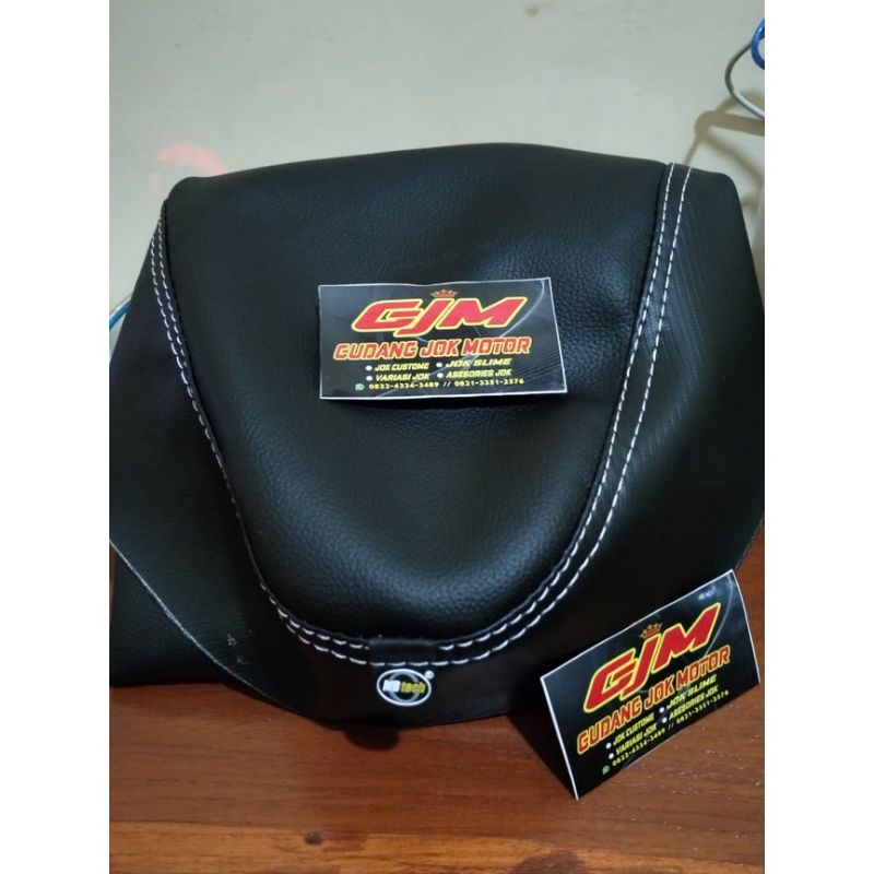 sarung Kulit motor Fino model X-RIDE Bahan mbtech