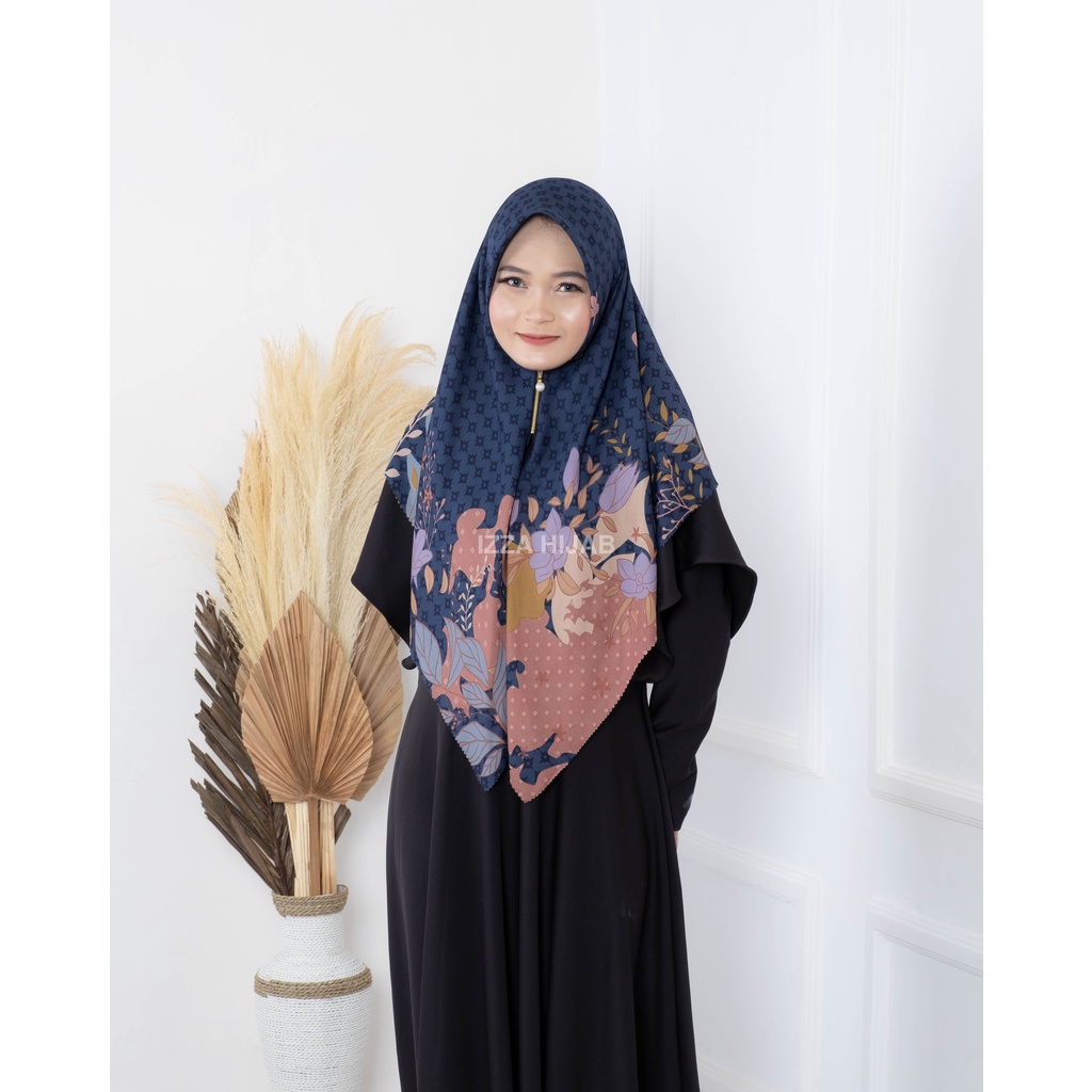 HIJAB MOTIF ZIPPER/RESLETING