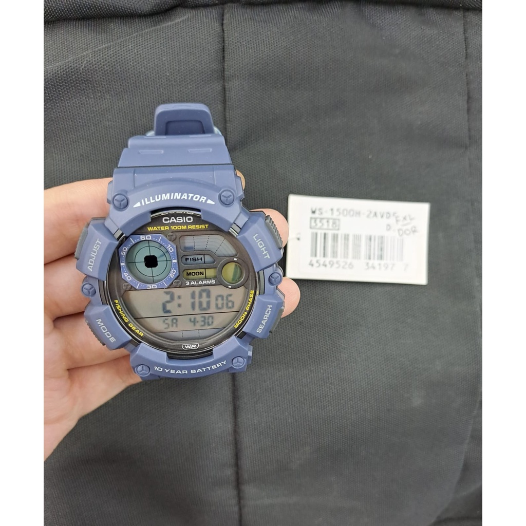 Jam Tangan Casio WS-1500H-1AVDF/ WS-1500H-2AVDF/ WS-1500H-5AVDF Original