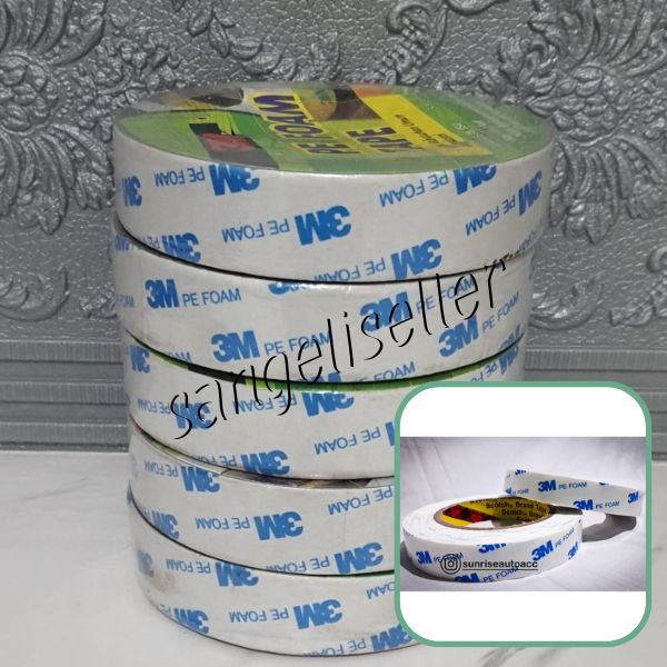 

(PROMO TERBARU) Double Tape Busa 3M Pe Foam Grey Dobel Tip Perekat Super Kuat 24mm