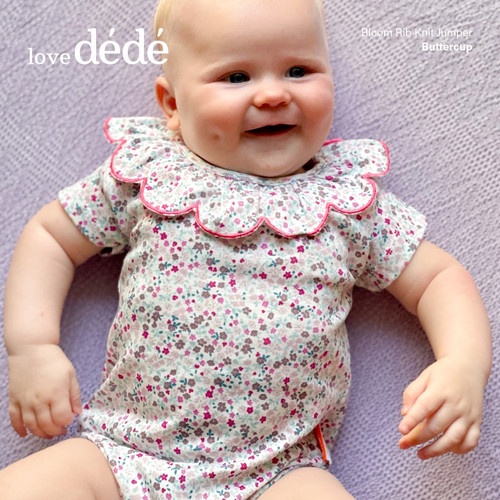 Lovedede - Bloom Rib Knit Jumper - Jumper Bayi Perempuan 0-3, 3-6, 6-12 bulan