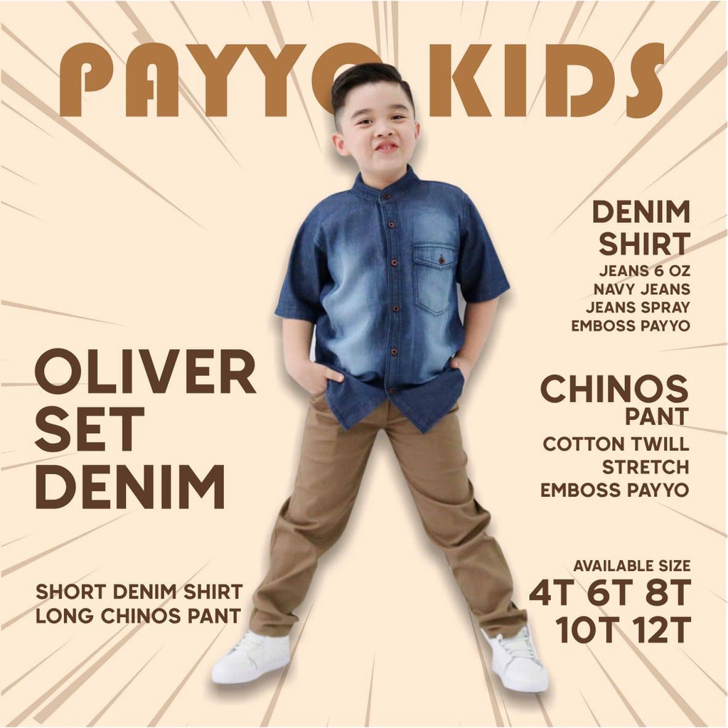 Oliver Set denim by Payyo