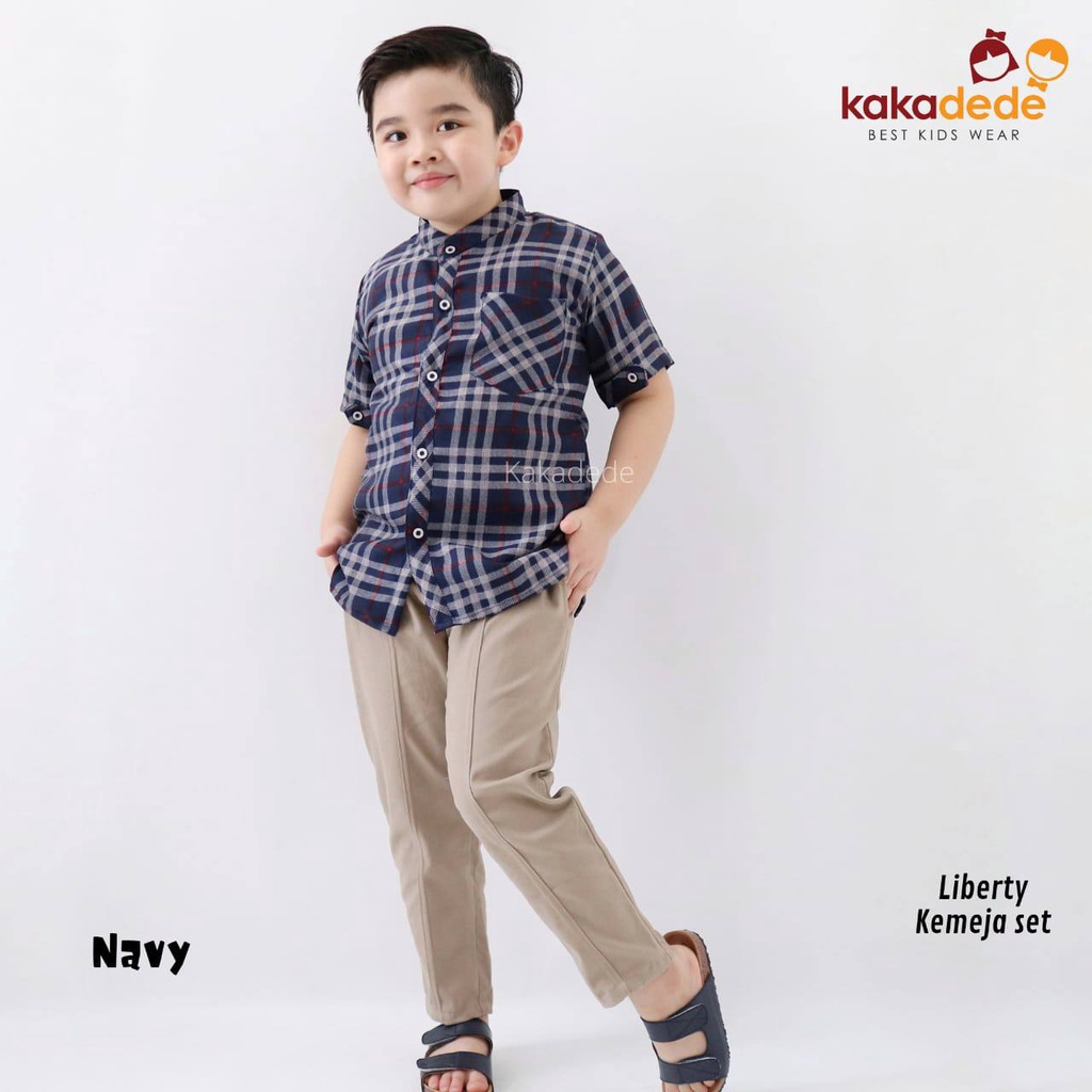Setelan kemeja anak Liberty by kakadede