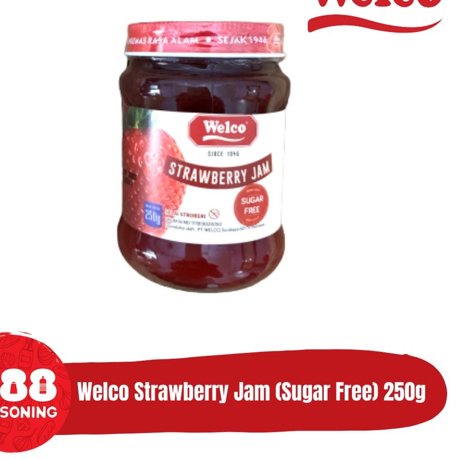 

Termurah | HJ6 | WELCO STRAWBERRY JAM (Selai Stoberi) SUGAR FREE 250g