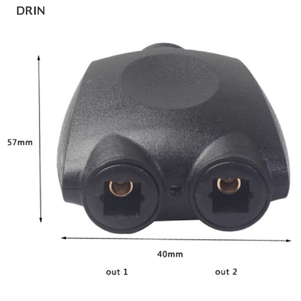 Dr Kepala Konversi Fiber Optik Digital 1input 2output Optical Audio Splitter vn