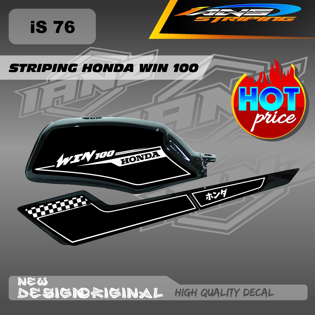 STRIPING MODEL RETRO WIN100 CUSTOM HOLOGRAM / NON HOLOGRAM IS76