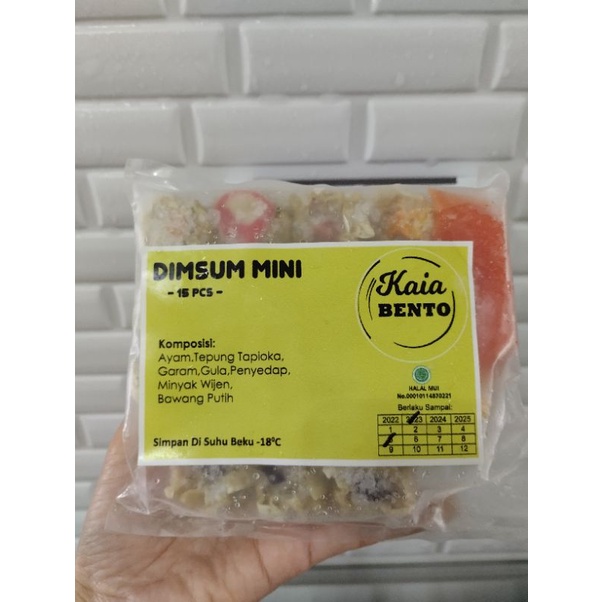 

Dimsum Mini isi 15 Kaia Bento