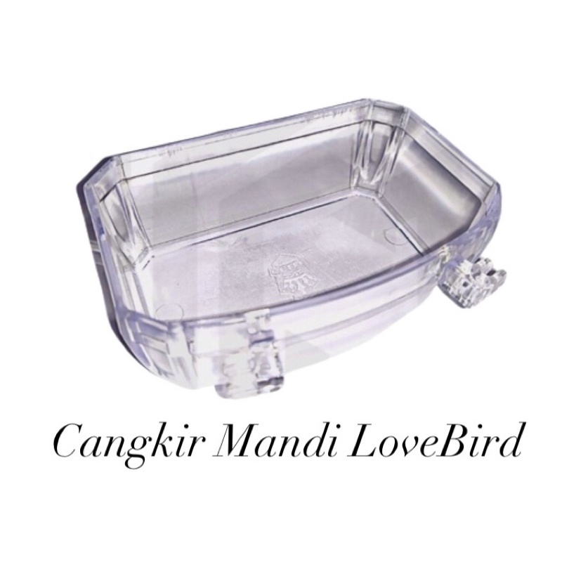 CEPUK PAKAN MINUM MANDI BURUNG LOVEBIRD