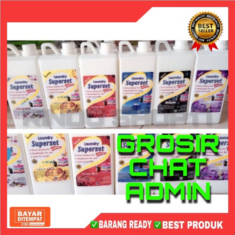 [RS]SUPERZET PARFUM PEWANGI LAUNDRY WANGI 1 LITER