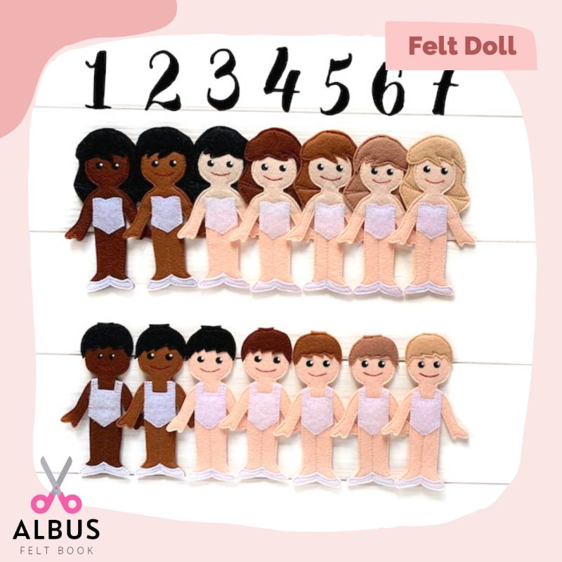 Doll House / Tambahan Boneka Karakter Untuk Busy Book Doll House