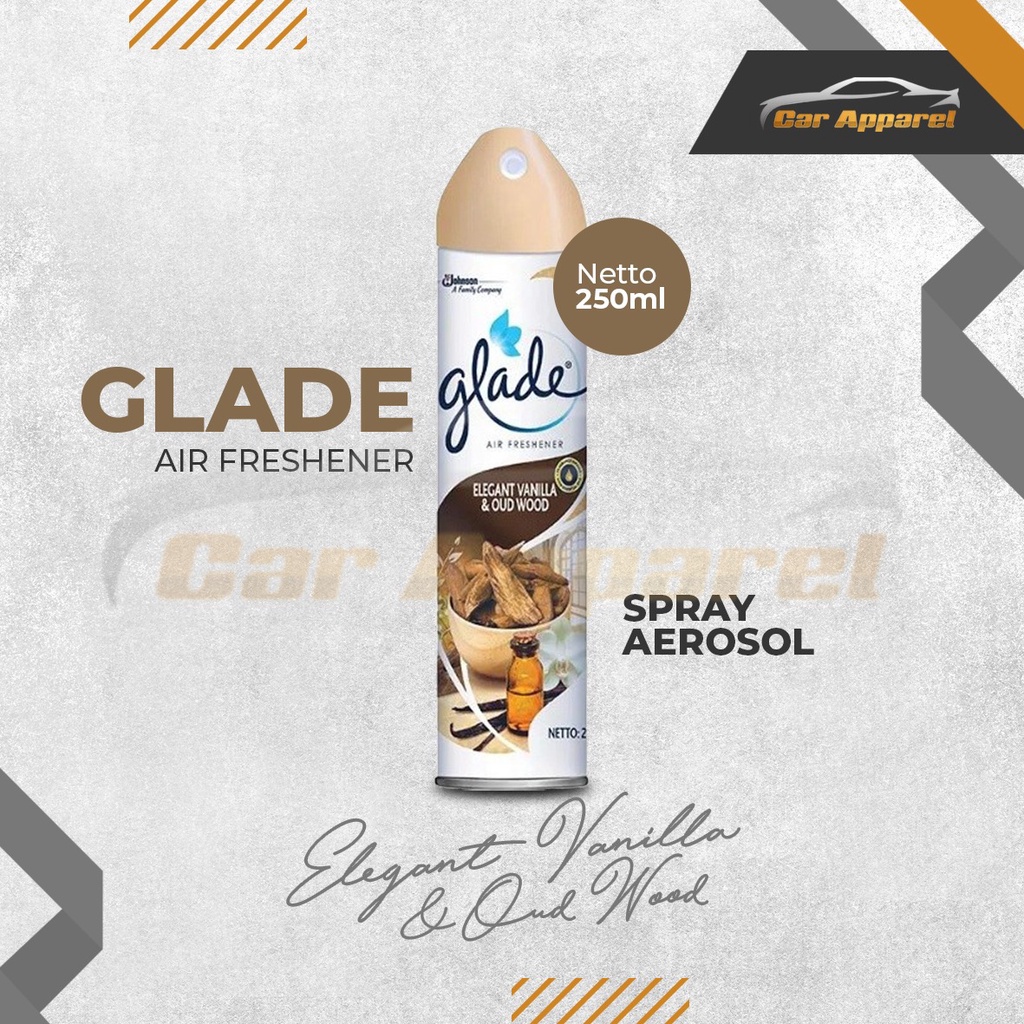 Glade Pengharum Ruangan Elagant Vanilla Oudwood 250ML Spray